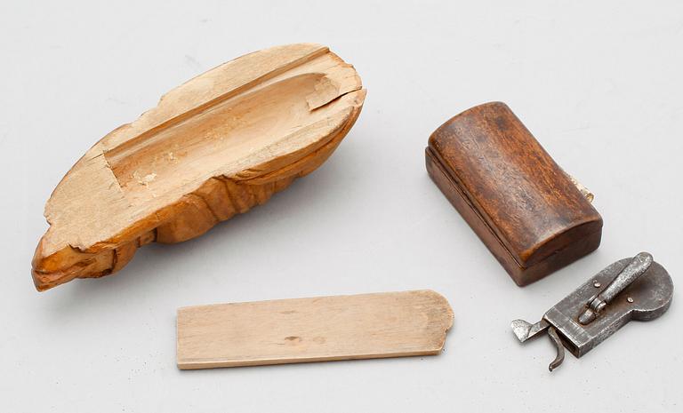 SNUSHUND SAMT ÅDERLÅTARE, 1800-tal.