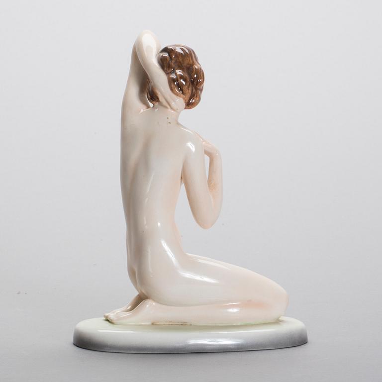 FIGURIN, flintgods, Goldscheider, Österrike, 1900-talets första hälft.