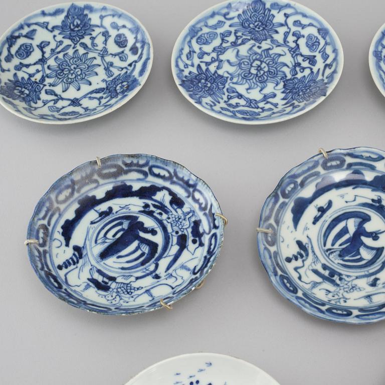 ASSIETTER, 12 st, porslin, Kina, 1900-tal.