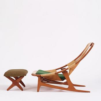 Arne Tideman Ruud, a teak 'Holmenkollen'/'3030' lounge chair from AS Inventar/ Norcraft, Gjövik, Norway, 1950s-1960s.