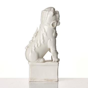 A Chinese blanc de chine joss stick holder, Qing dynasty, Kangxi (1662-1722).