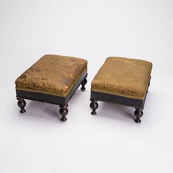 BRUDPALLAR, ett par, 1800-talets slut.