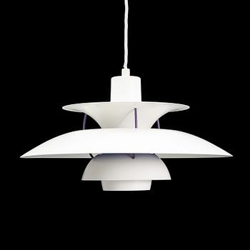 Poul Henningsen, a model 'PH 5' ceiling light for Louis Poulsen, Denmark.