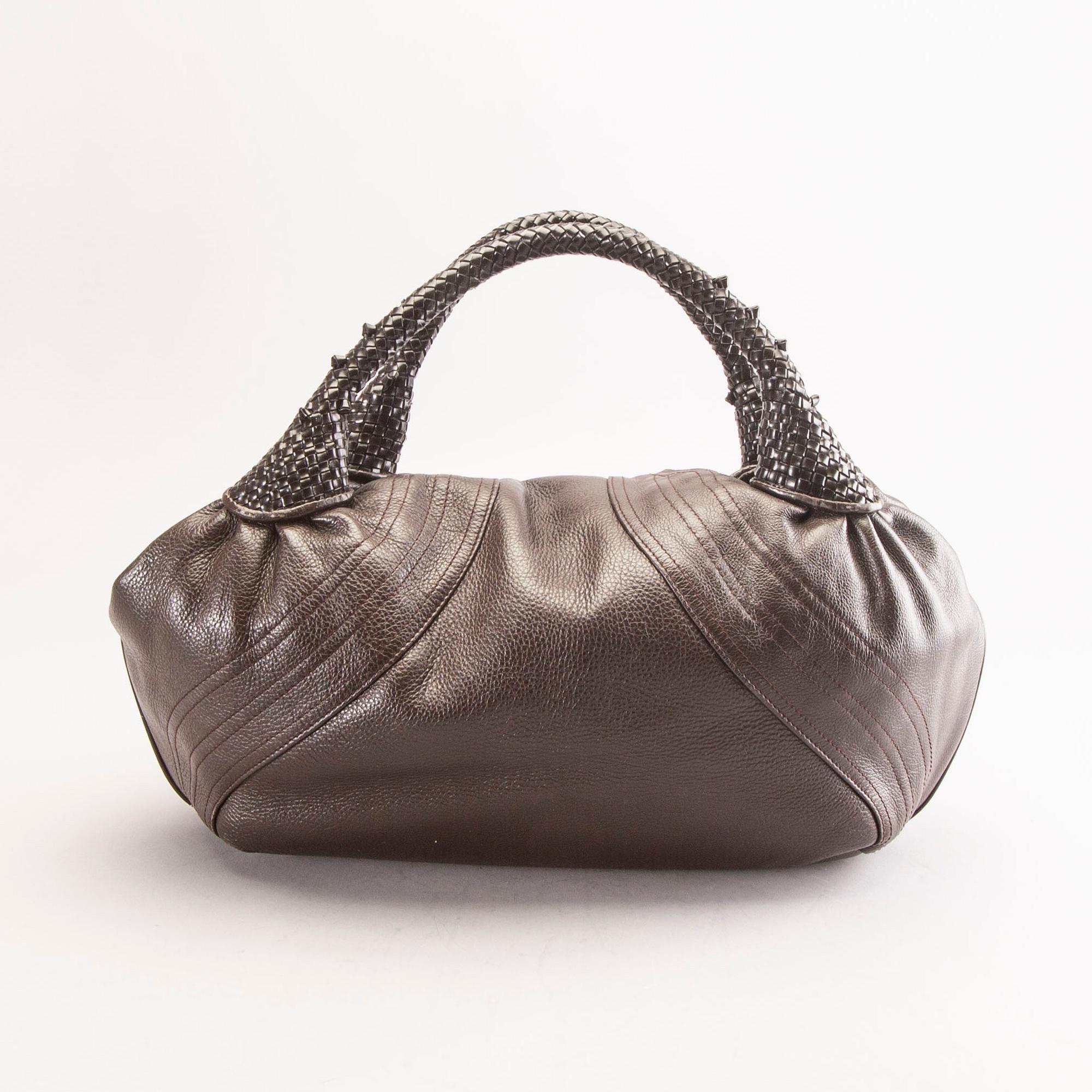 A Fendi "Spy bag" leather handbag.