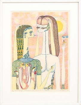 Max Walter Svanberg, lithograph signed dated and numbered -54 7/80.