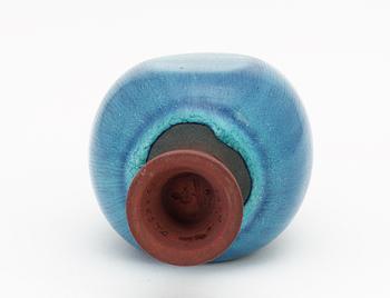 A Wilhelm Kåge 'Farsta' stoneware vase, Gustavsberg studio 1952.