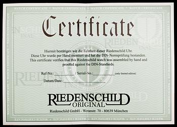 ARMBANDSUR, stål, Riedenschild, Precision Instruments, Totaliso Second Edition, Tyskland.