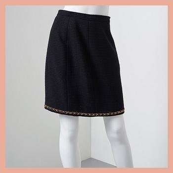 DRÄKT, Chanel, fransk storlek 40.