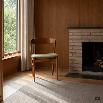 Four modle 206 chairs, Farstrup, Denmark.