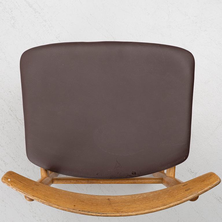 Børge Mogensen, four oak chairs, 'Öresund', Bra Bohag, Karl Andersson.