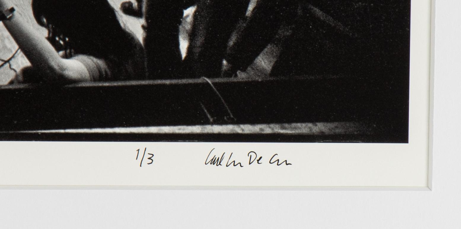 Carl Johan De Geer, fotografi, signerat 1/3.