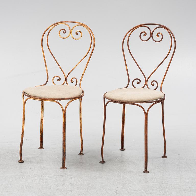 A pair of model 'Vichy' garden chairs, Nordiska Kompaniet.