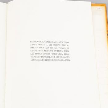 Bok med litografi, Paul Delvaux "Oevre gravé", 1976.