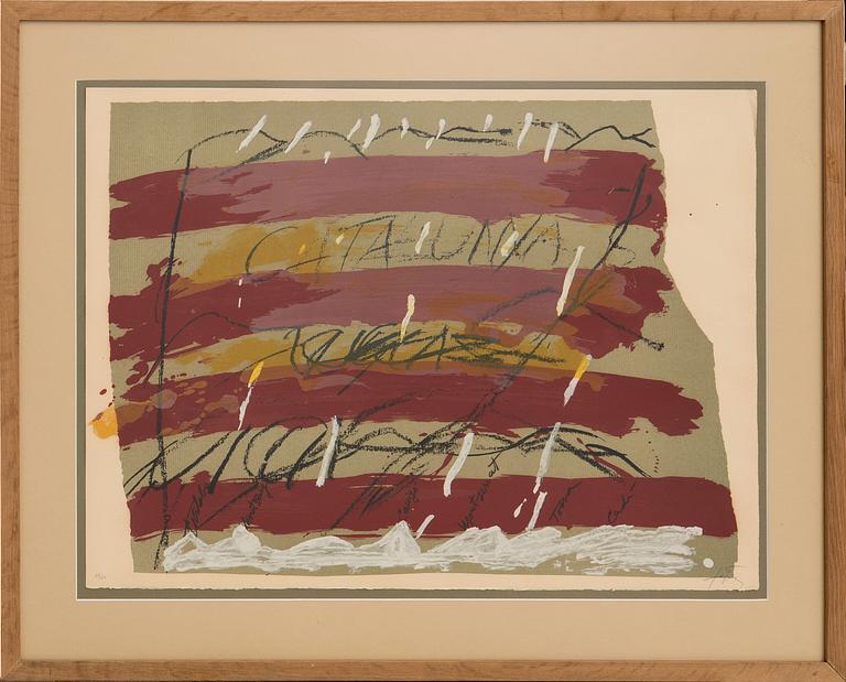 Antoni Tàpies, Utan titel ur "Berlin-Suite".