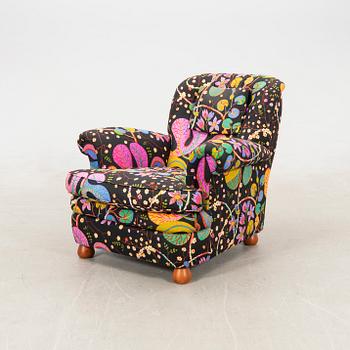 Josef Frank, fåtölj, modell 336 för firma Svenskt Tenn 2008.