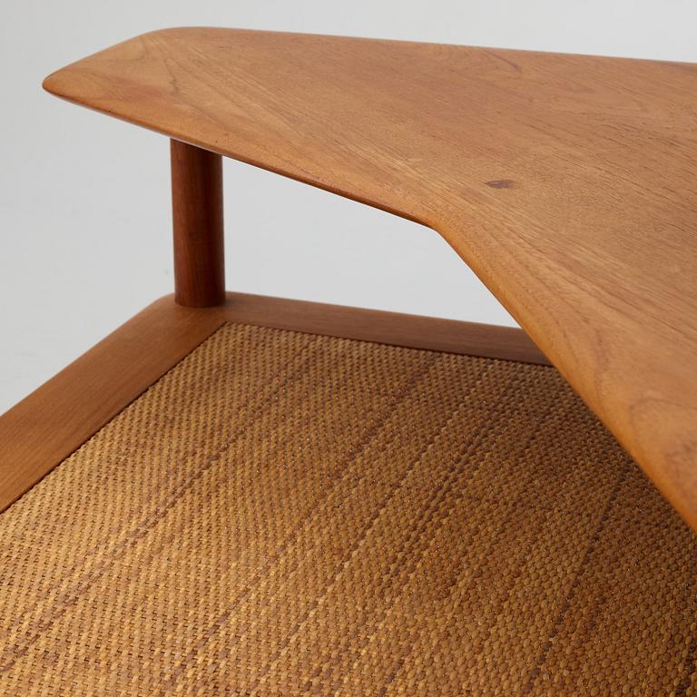 Peter Hvidt & Orla Mølgaard Nielsen, two 'Minerva' sofas and a coffee table, France & Son, Denmark, 1960's.