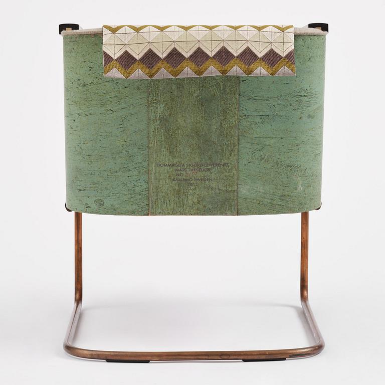 Mats Theselius, an "Hommage à Sigurd Lewerentz" armchair, ed. 38/123, Källemo, Värnamo, post 2012.