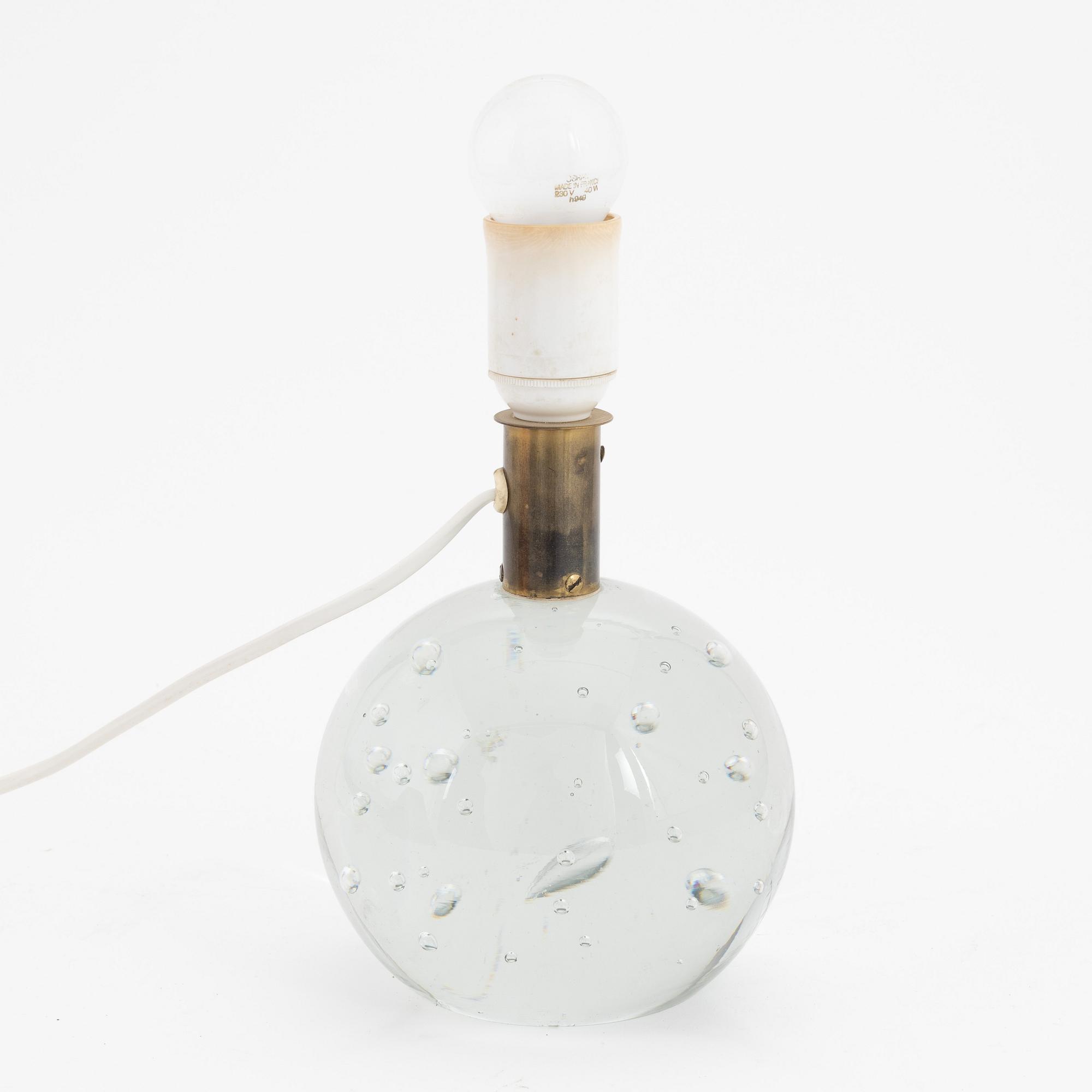 Josef Frank, a model 1819 glass table lamp, Firma Svenskt Tenn, Sweden.