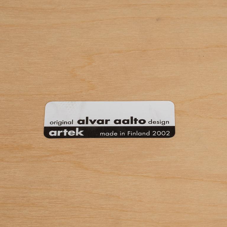 Alvar Aalto, a birch coffee table, Artek, Finland, 2002.