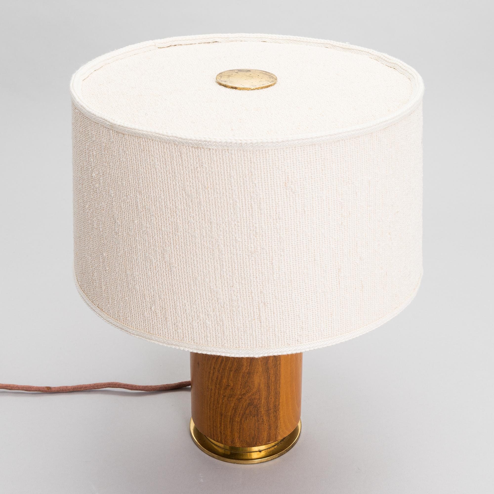 Paavo Tynell, a mid-20th-century table lamp for Taito, Finland.
