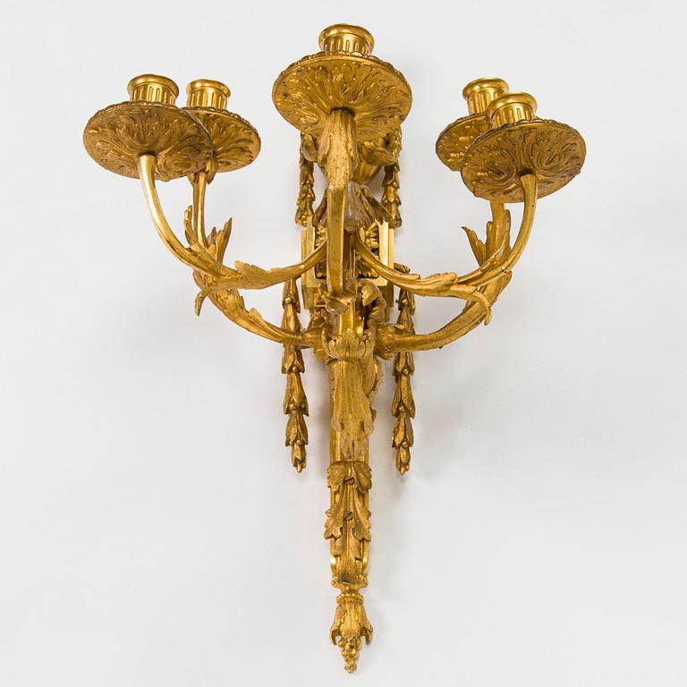 Applique, Louis XVI, kring 1780, sannolikt Paris.