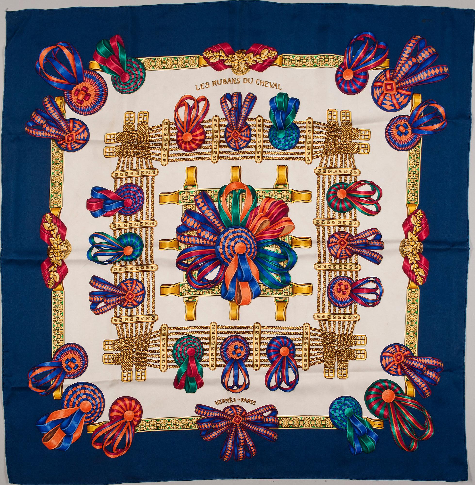 SCARF, "Les Rubans du Cheval", Hermès.