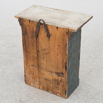 Hanging cabinet, folk art, 19th century.