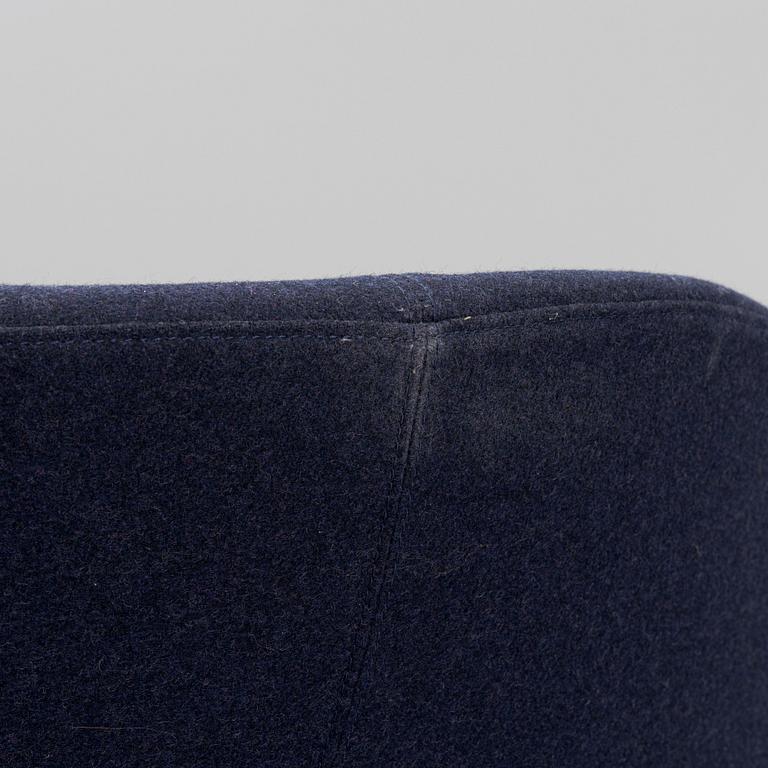 UN Studio/Ben van Berkel, a 'Seating Stones' armchair with a foot stool, Walter Knoll.