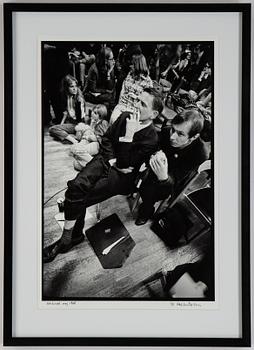 Carl Johan De Geer, photo, signed 1/3.