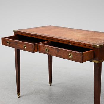 SKRIVBORD, mahogny, England, 1800-talets slut.