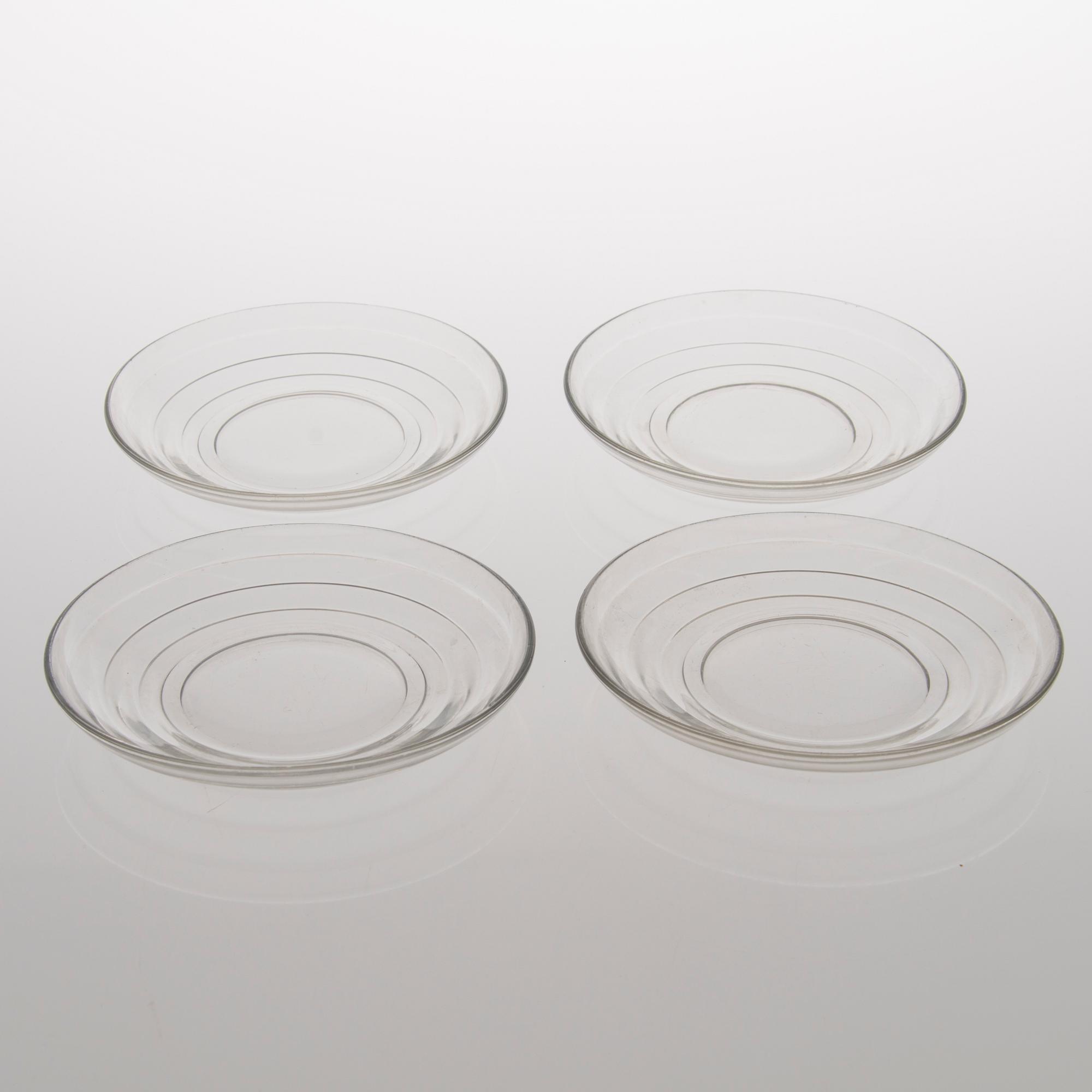 Pitcher, glasses, 8 pcs, plates 12 pcs and a bowl, 'Bölgeblick', Mid-20th Century .