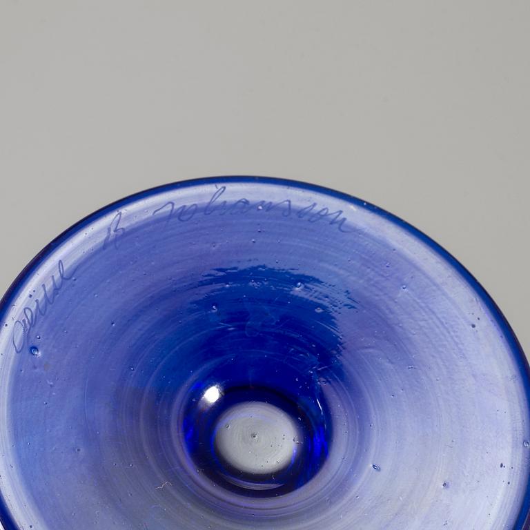 BERIT JOHANSSON, champagneglasses, 11, 'Harlequin', Gense.