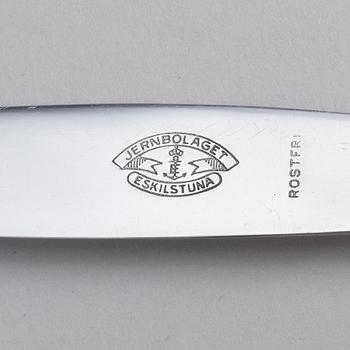 A silverware set, 105 pieces, and a cutlery box, marks of Erasmus Lindeström, Stockholm 1901-1902.