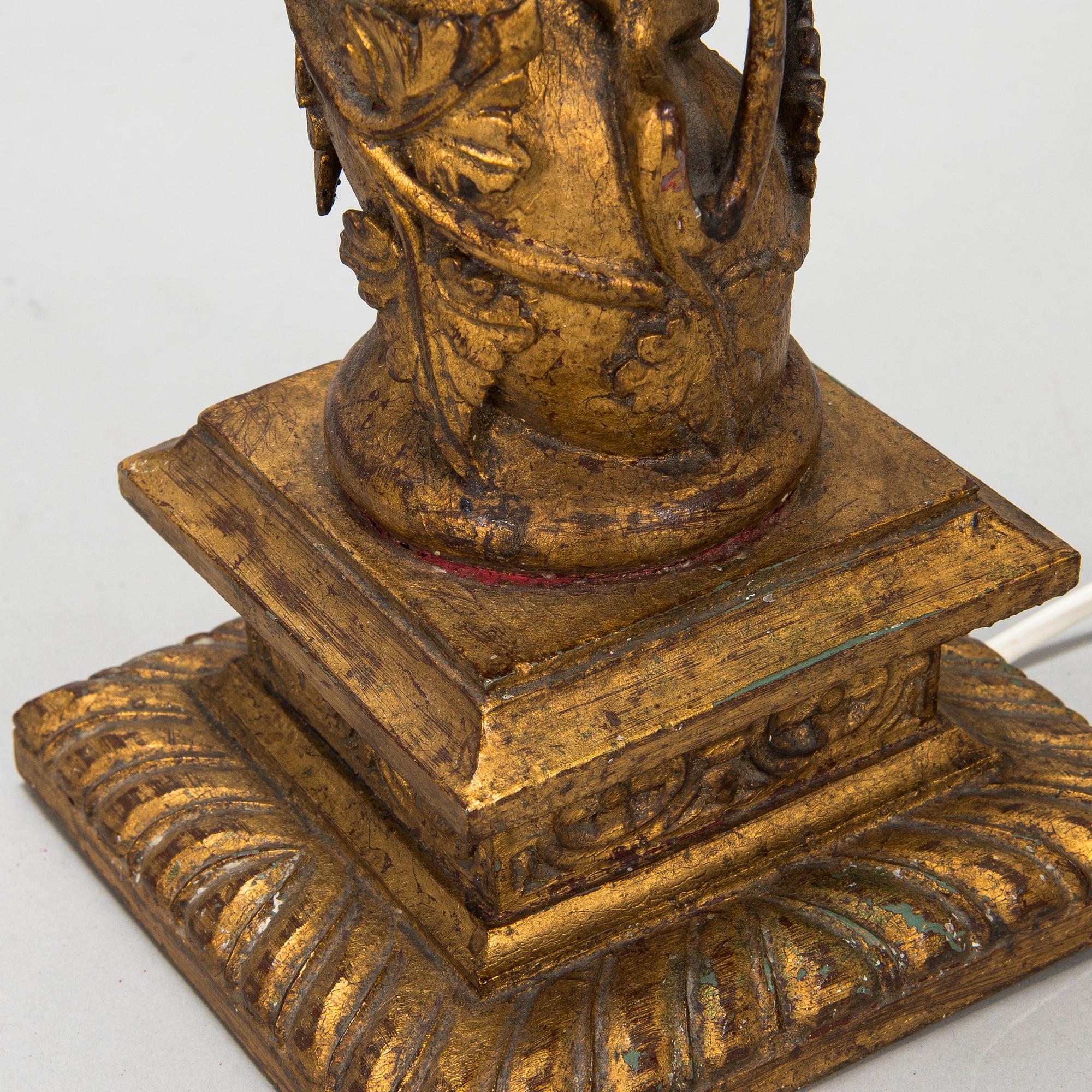 A pair of table lamps, late 20th century.