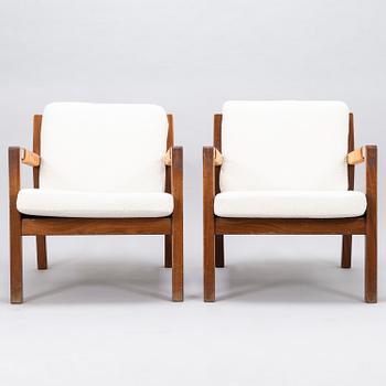 CARL GUSTAF HIORT AF ORNÄS, Two pairs of mid-20th-century 'Rialto' armchairs for  Puunveisto Oy - Träsnideri Ab.