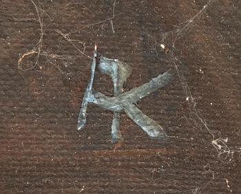 Allan Karlsson, oil on canvas signed and dated 1975.