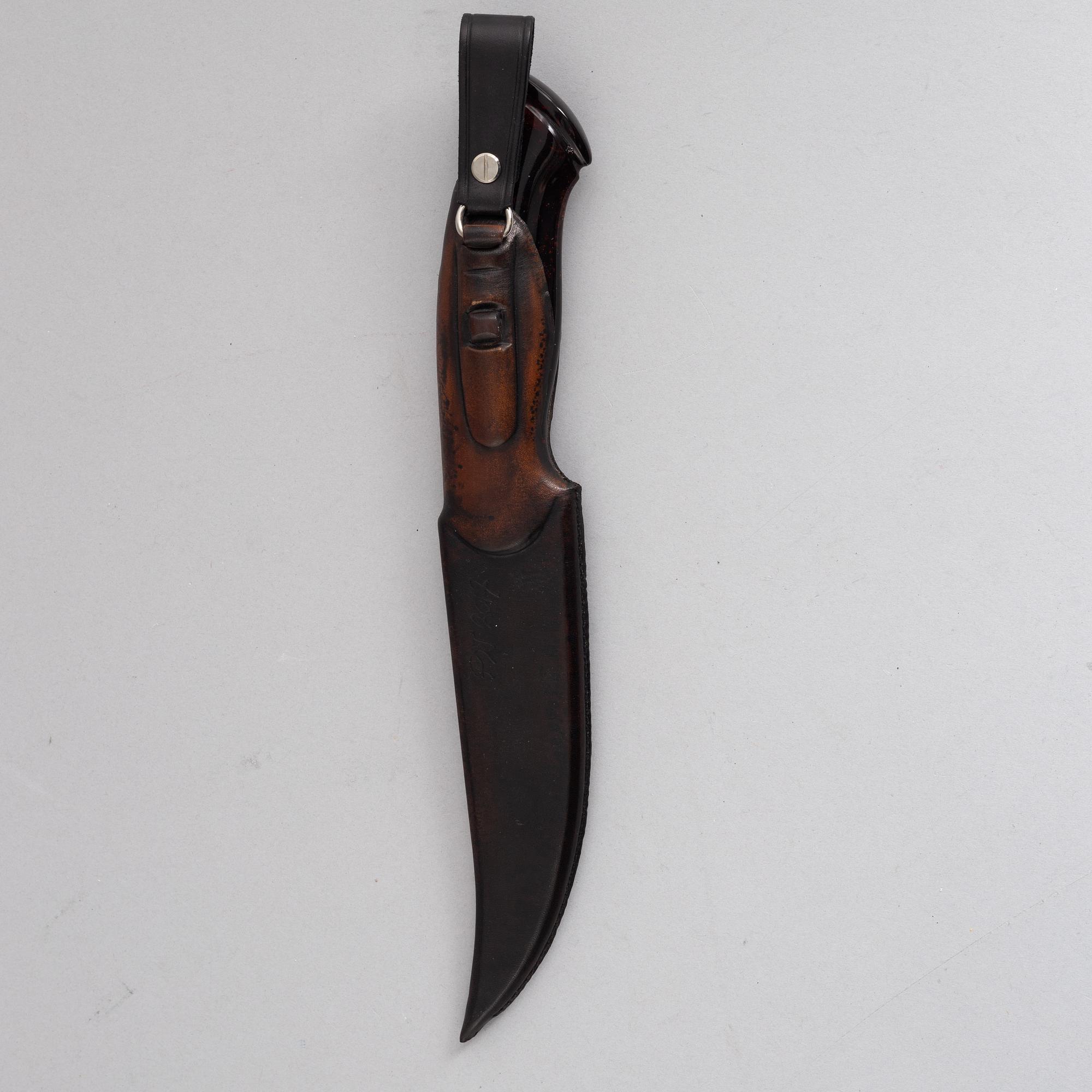 Patrik Nilsson & Mattias Styrefors, knife, "Dragon Knife", signed and dated 2017.
