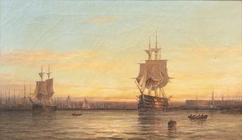 George Stainton, H.M.S St Vincent, Portsmouth 1888.