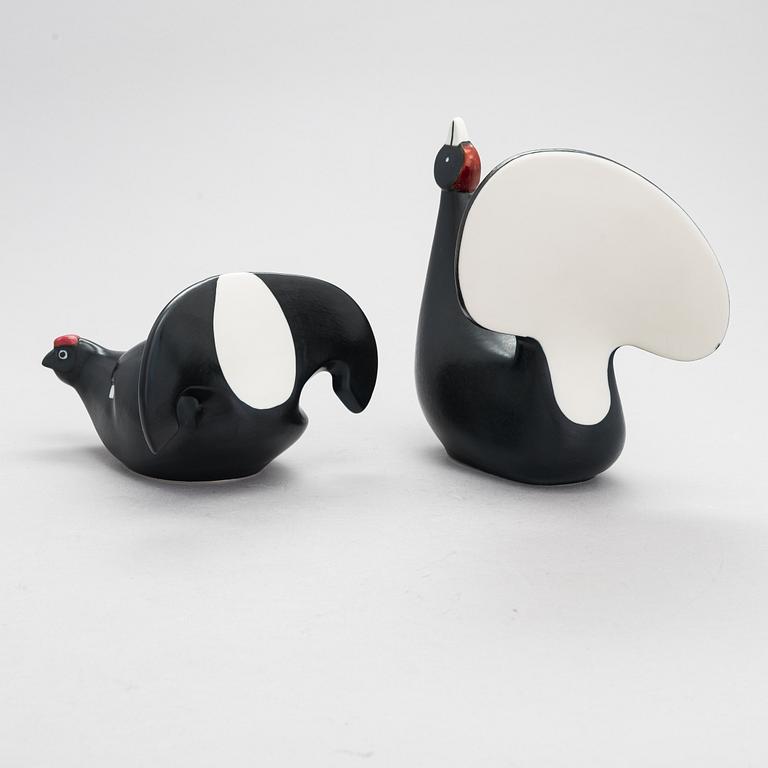 Lillemor Mannerheim, figuriineja, 2 kpl, posliinia, Arabia.