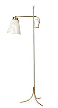 A Josef Frank brass floor lamp, Firma Svenskt Tenn.