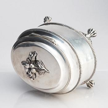 Johan Malmstedt, sockerskrin, silver, Göteborg 1793. Gustaviansk.