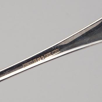 a set of silver cutlery with 72 parts "Sten Sture" by Eric Löfman MGAB 1970. W 3100 g.