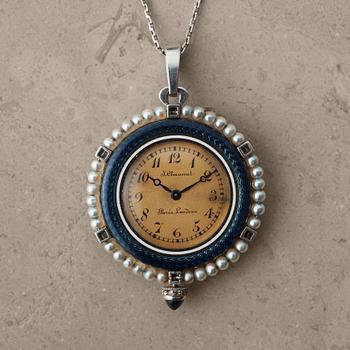 113. J. CHAUMET, Paris-Londres, "Belle Epoque", pendant watch, 29,5 mm.