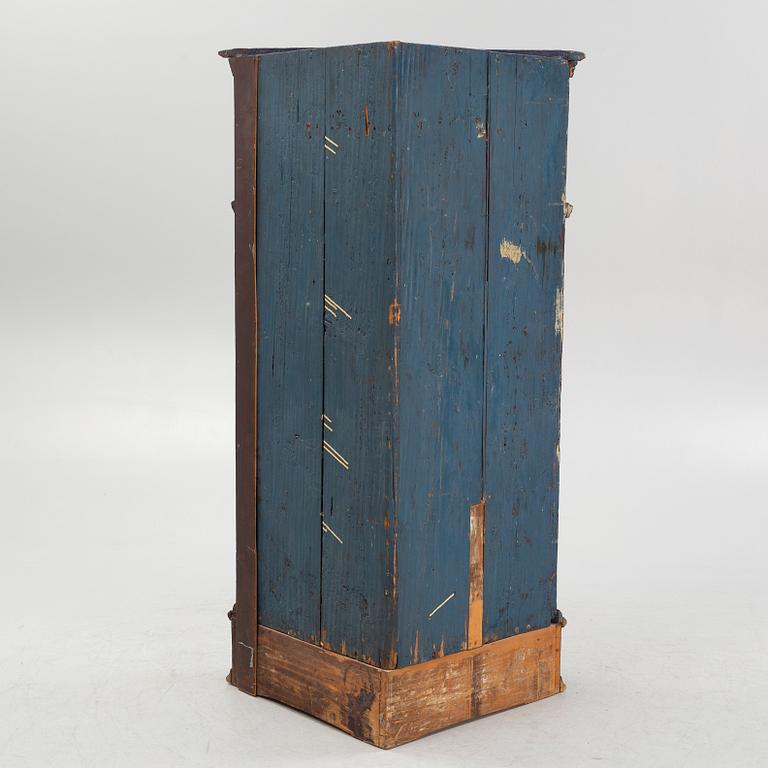 Corner cabinet, folk art, 19th century.