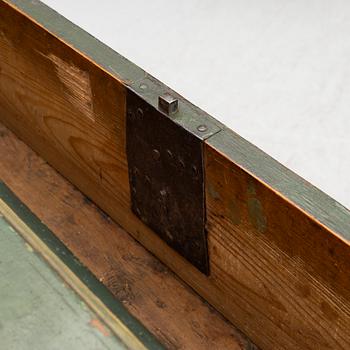 A Norwegian chest of drawers with a top section, mid 18th century.