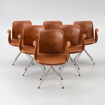 Bent Hansen, six 'Primum' armchairs, Denmark.