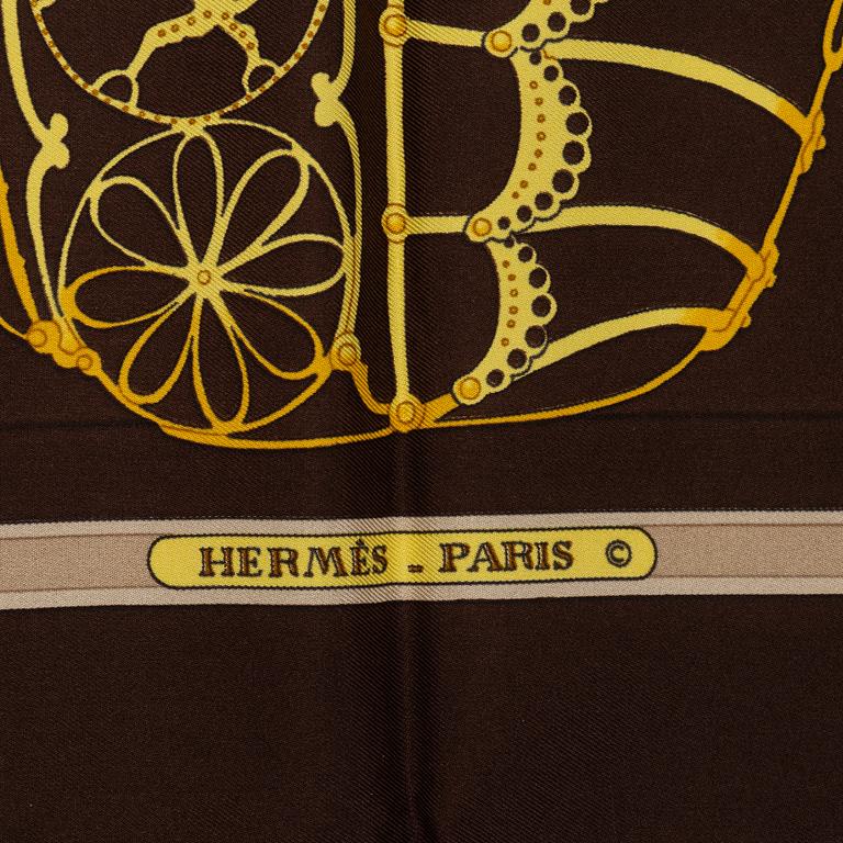 Hermès, scarf, "Les Muserolles".