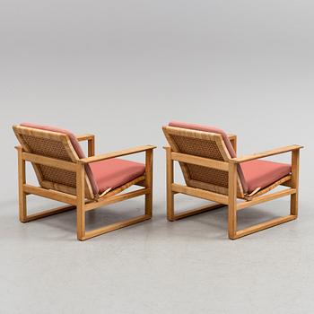 A pair of BØRGE MOGENSEN chairs, Modell 2256", Denmark.