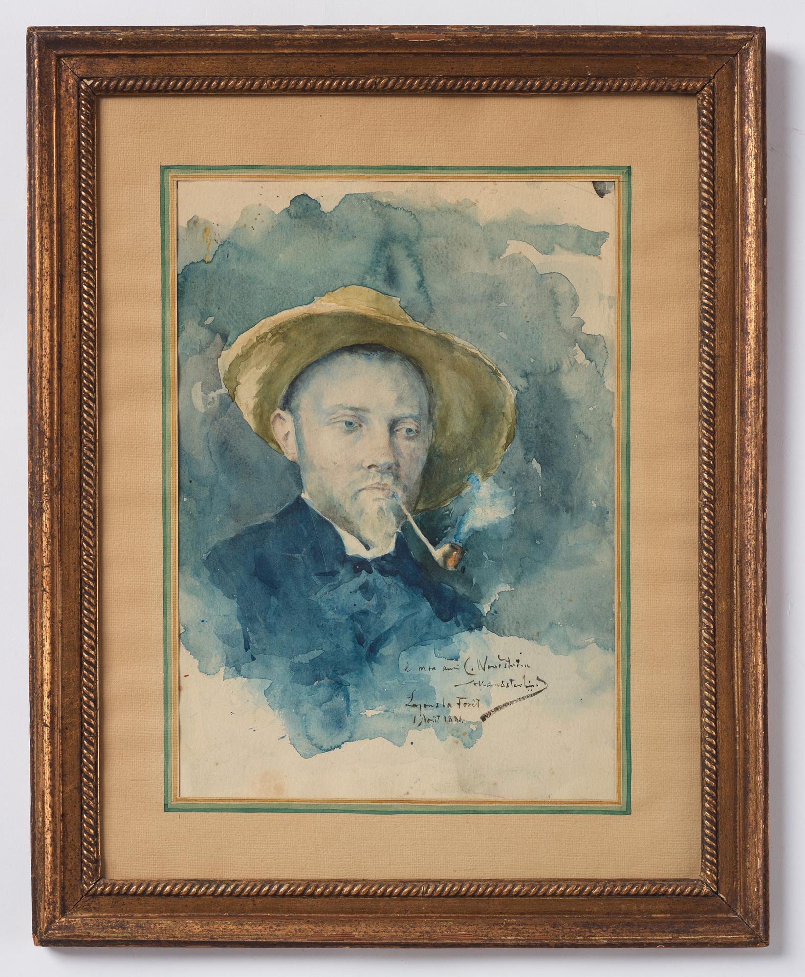 Allan Österlind, Portrait of the artist  Karl Nordström.