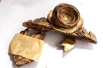 Spegellampett  Gustaviansk med Stockholms hallstämpel sent 1780/90-tal.